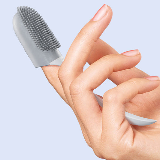 Dual-Sided Dental Finger Brush for Dogs & Cats