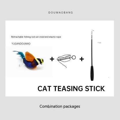 Plush Cat Toy for Stress Relief