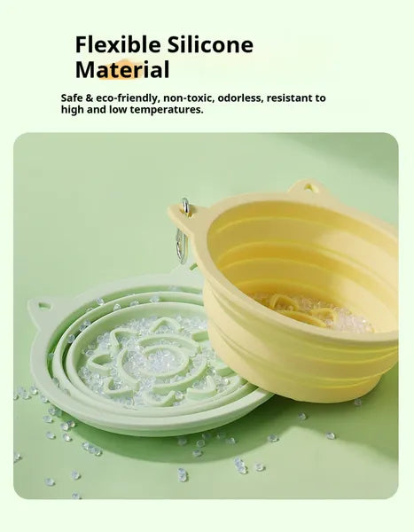 3-in-1 Collapsible Travel Bowl for Dogs