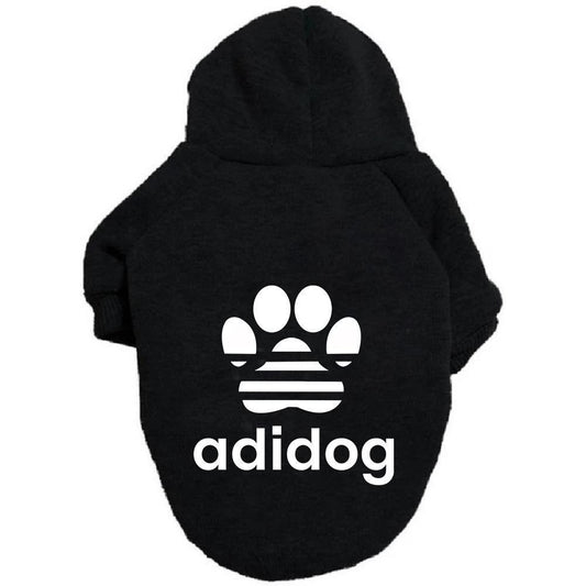 Sporty Printed Dog Hoodie