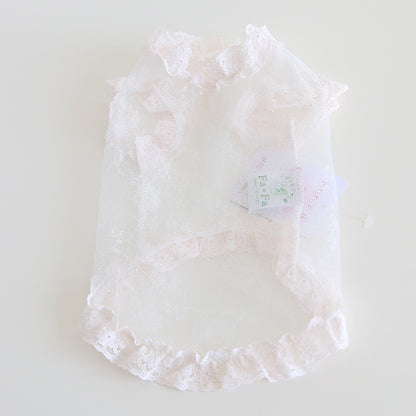 Lace Anti-Lint Pet Vest for Dogs & Cats