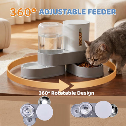 Gravity Auto Food & Water Feeder