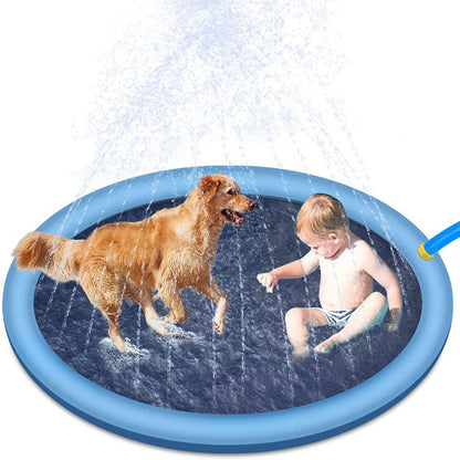 Non-Slip Splash Pad for Dogs | Summer Water Mat