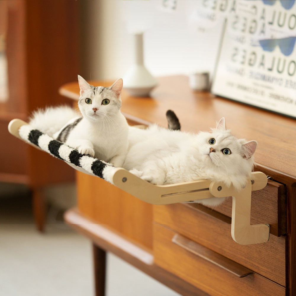 Wall-Mounted Cat Climbing Bed & Frame