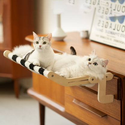 Wall-Mounted Cat Climbing Bed & Frame