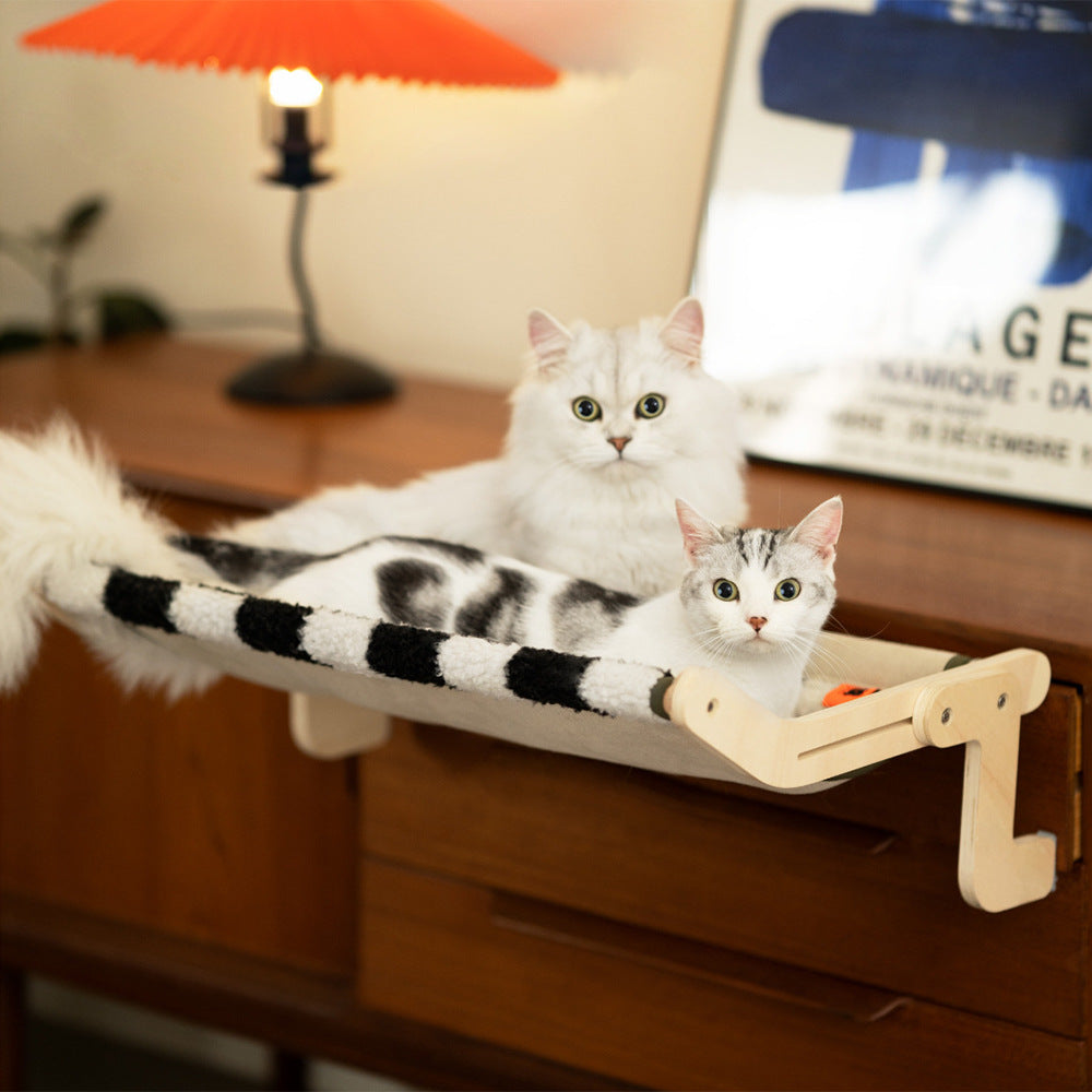 Wall-Mounted Cat Climbing Bed & Frame