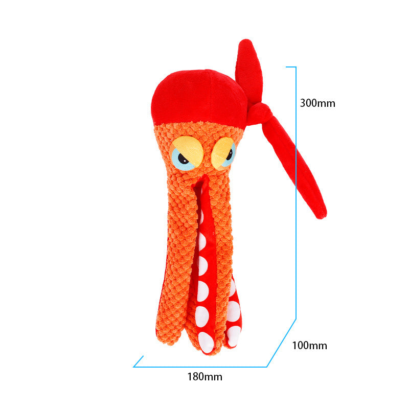 Octopus Plush Puzzle Dog Toy