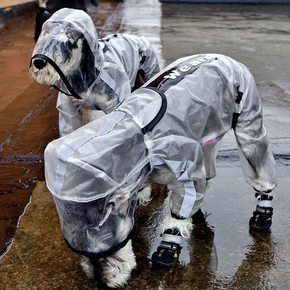 Waterproof Full-Body Dog Raincoat