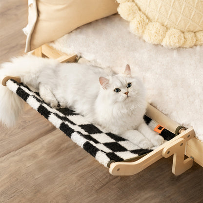 Wall-Mounted Cat Climbing Bed & Frame