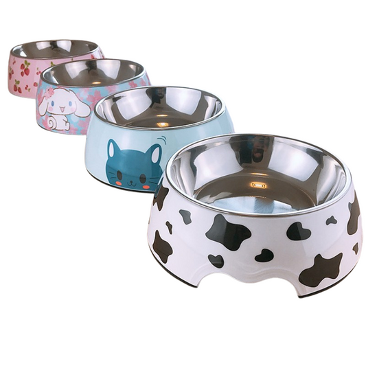 Stainless steel pet bowl