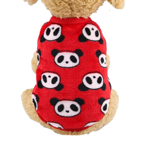 Warm Sleeveless Faux-Fur Pet Coat
