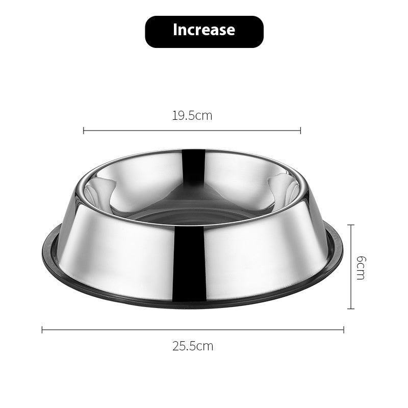 Non-Slip Stainless Steel Dog Bowl