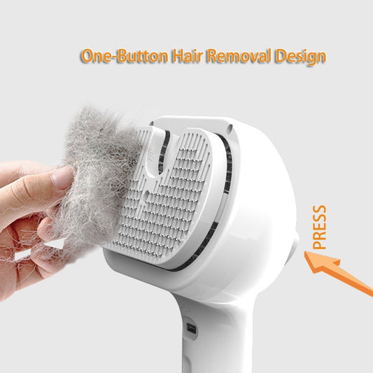 Self-Cleaning Deshedding Brush for Dogs & Cats