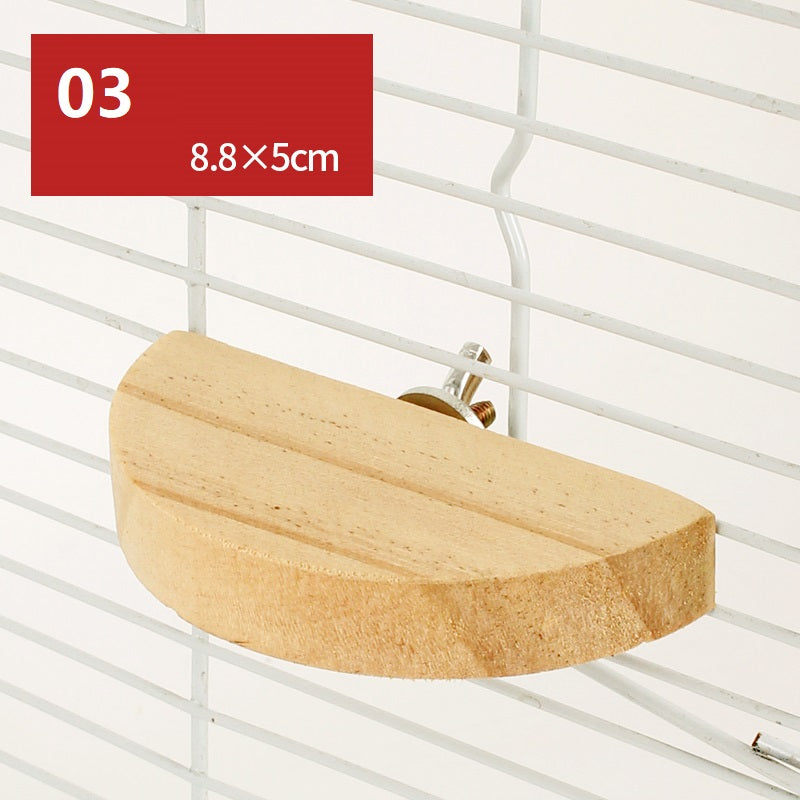 Natural Wood Fence Chew Toy for Hamsters & Small Pets