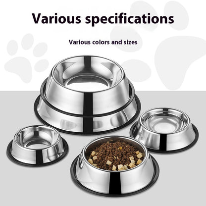 Non-Slip Stainless Steel Dog Bowl