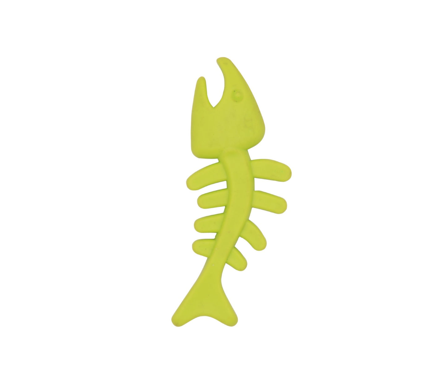 Fishbone Shape Rubber Toy Bite-resistant Teeth Cleaner