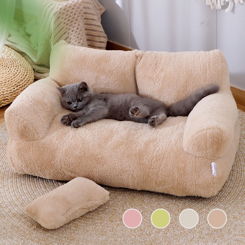 Comfortable Cat Bed | Winter Warm Plush Nest for Pets