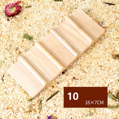 Natural Wood Fence Chew Toy for Hamsters & Small Pets