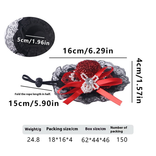 Photo Costume Hat & Bandana Set for Cats