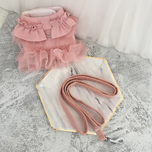 Summer Pet Harness with Leash Set