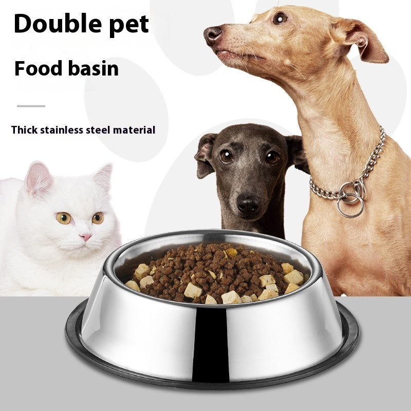 Non-Slip Stainless Steel Dog Bowl