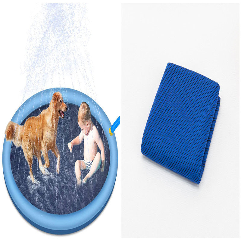 Non-Slip Splash Pad for Dogs | Summer Water Mat