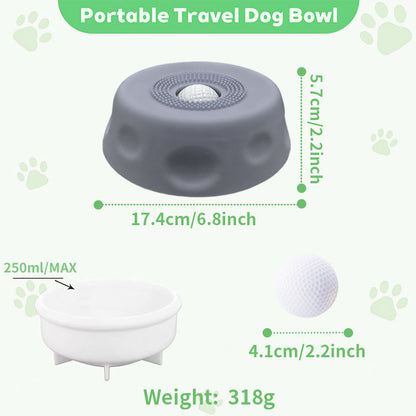Spherical Slow-Feeder Lick Plate for Dogs