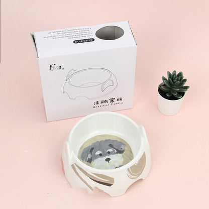 Cute Pet-Shaped Food Bowl