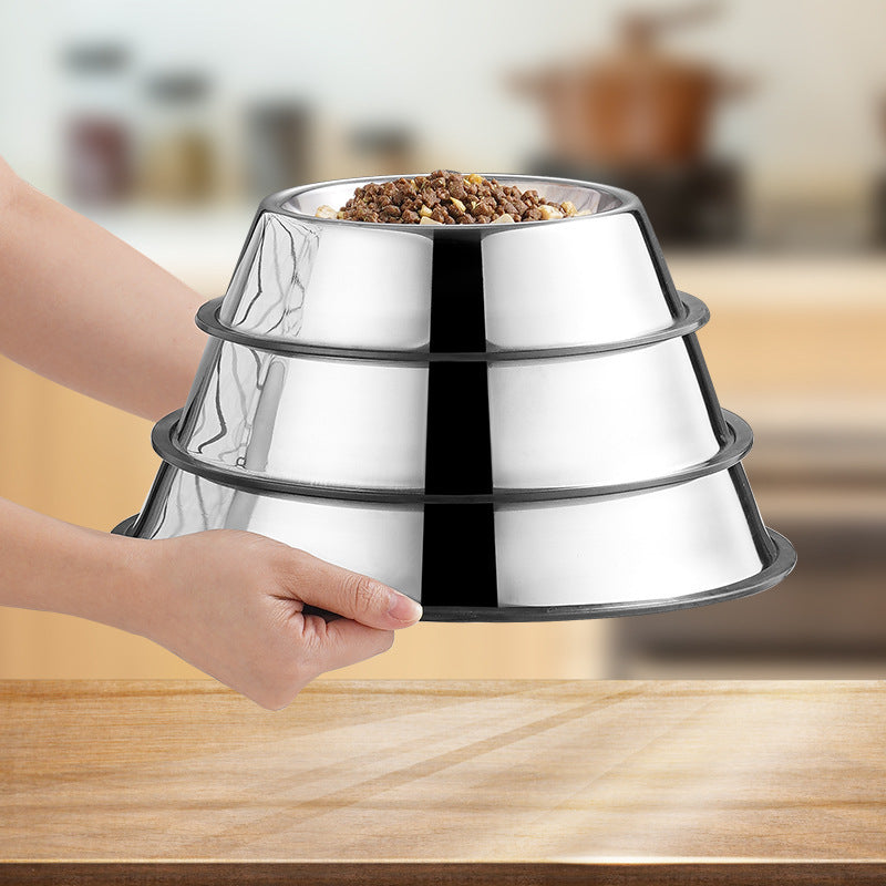 Non-Slip Stainless Steel Dog Bowl
