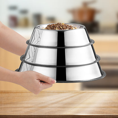 Non-Slip Stainless Steel Dog Bowl