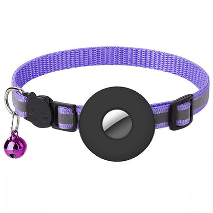 Reflective Anti-Lost Pet Collar with AirTag Holder