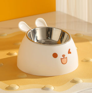 Rabbit-Ear Food Bowl & Feeder Set for Small Pets