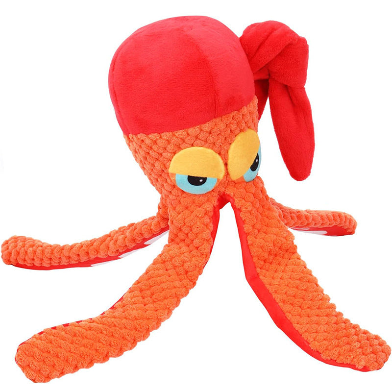 Octopus Plush Puzzle Dog Toy