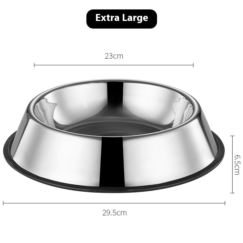 Non-Slip Stainless Steel Dog Bowl
