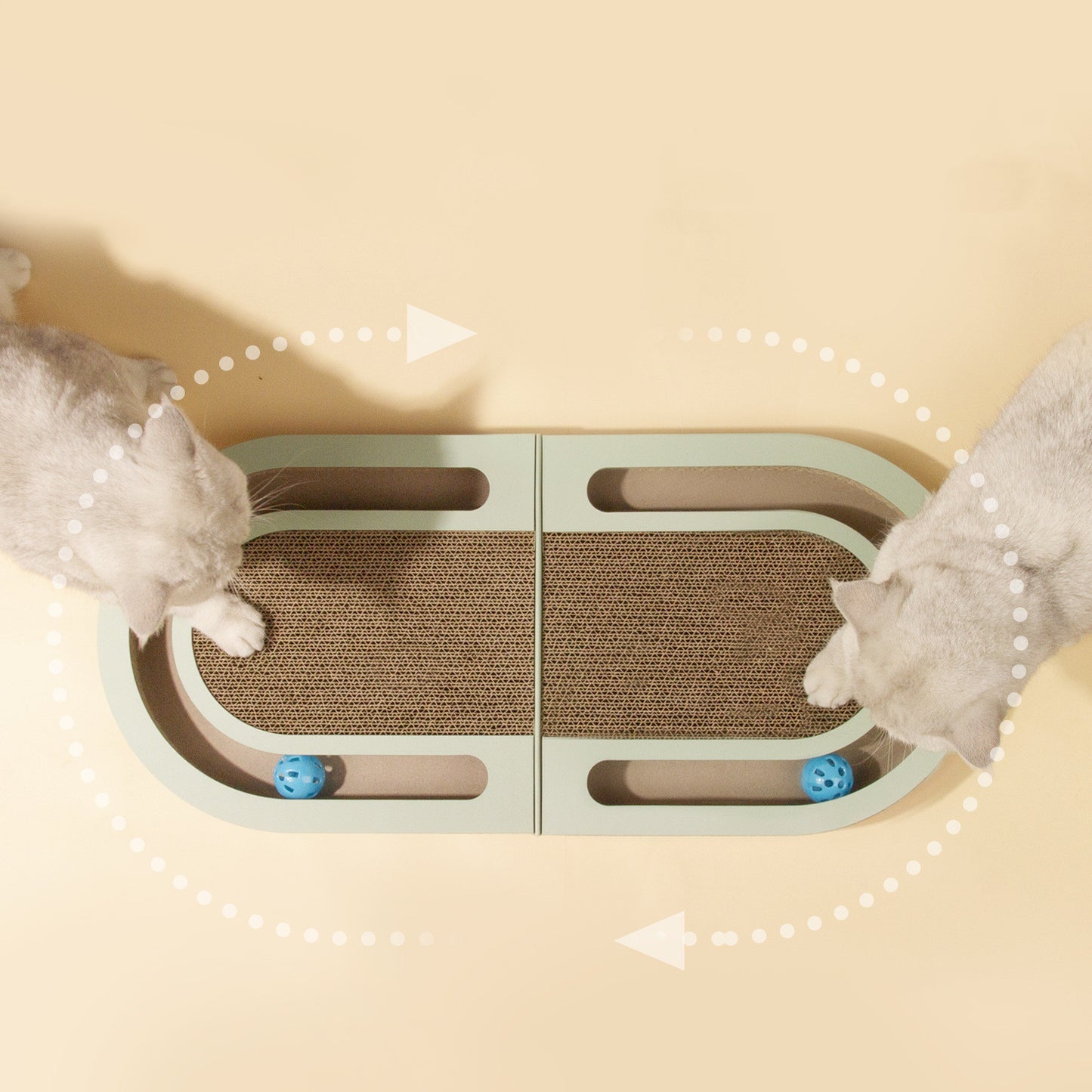 Foldable Cat Roller Ball Toy