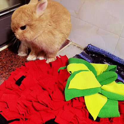 Foraging Snuffle Mat Feeder for Rabbits & Small Pets