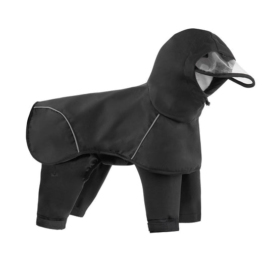 Waterproof Hooded Raincoat for Dogs
